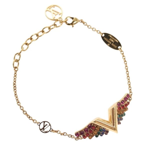 LOUIS VUITTON Brassley Essential V California Bracelet Gold - Picture 1 of 16